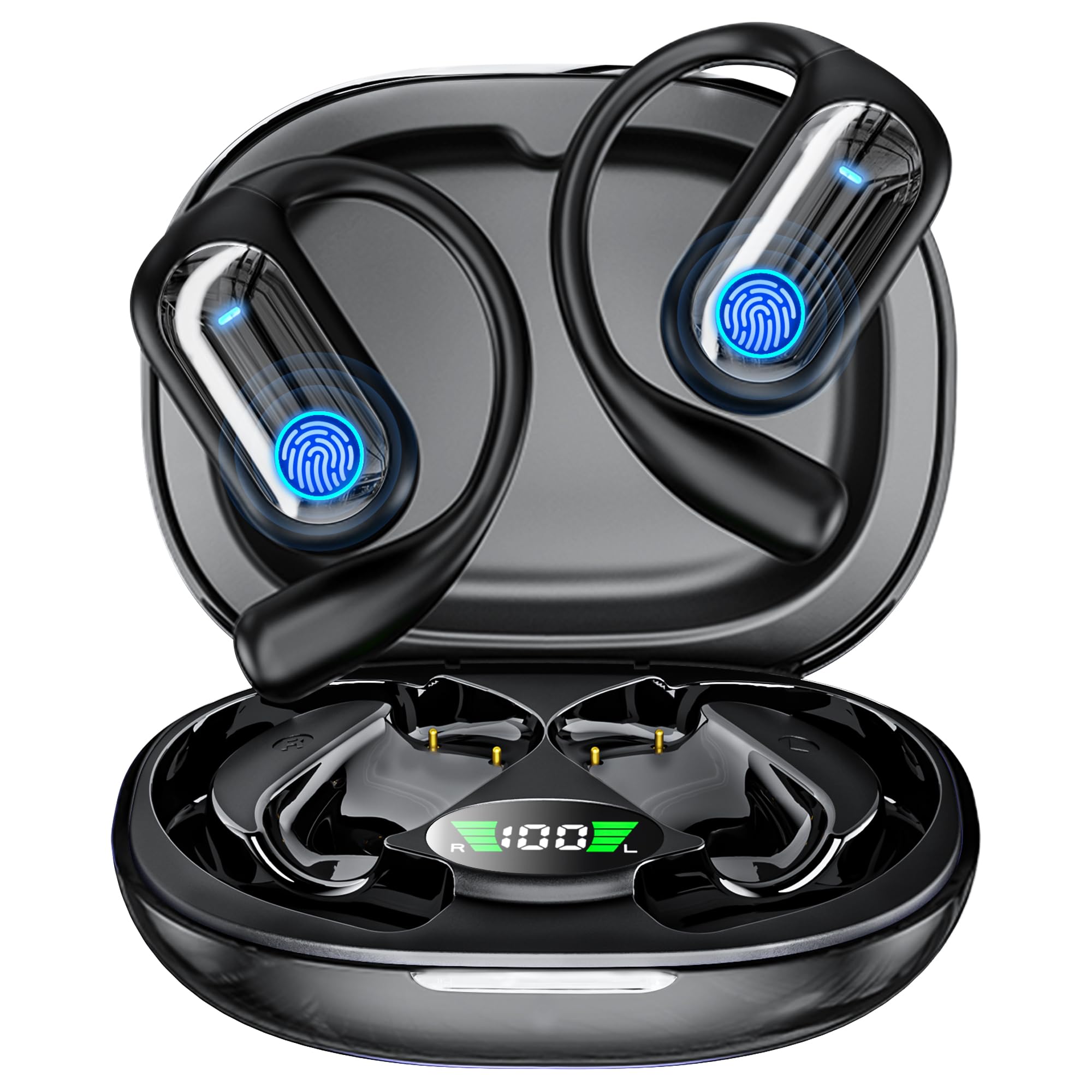 Amazon.co.jp: イヤホンAI翻訳機 骨伝導 ワイヤレス Bluetooth 6.1